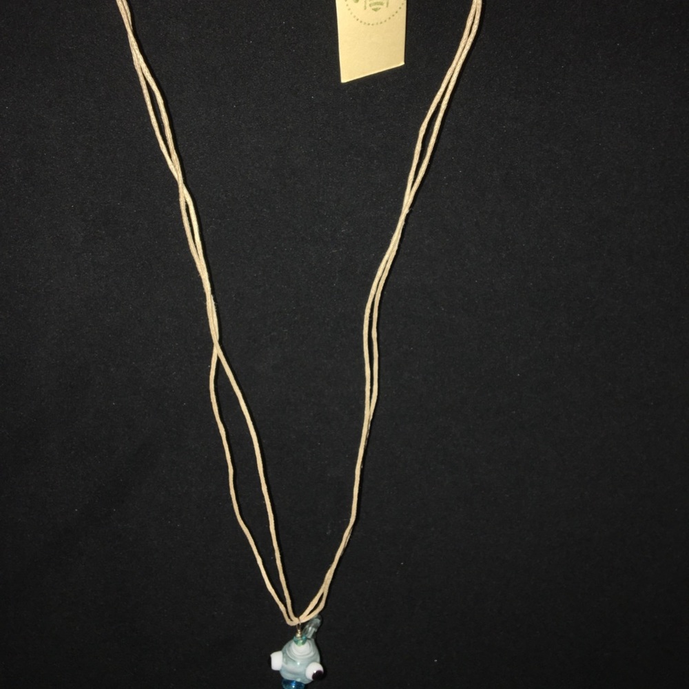 Handmade fish necklace